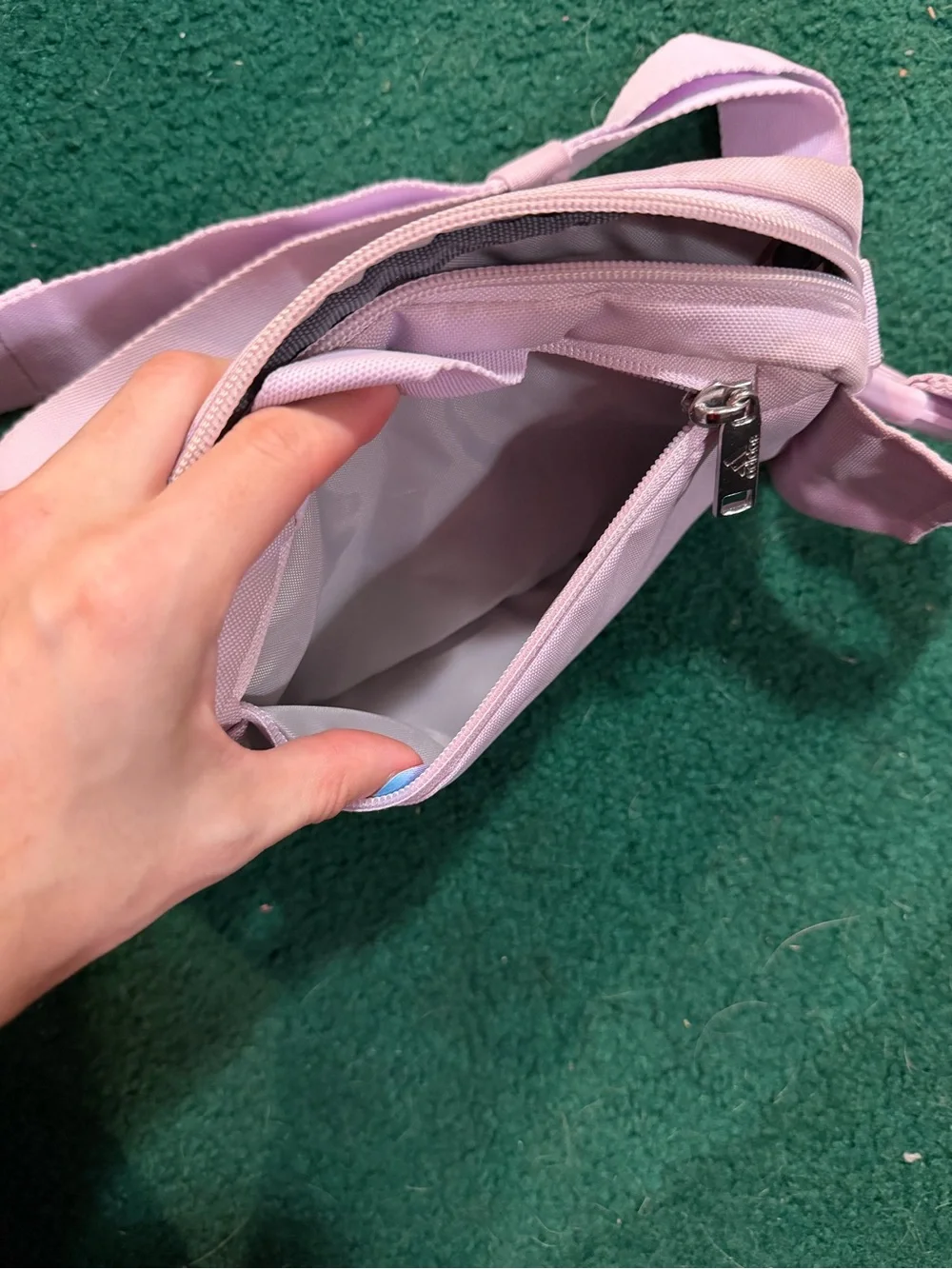adidas Pastel Purple Crossbody Waist Pack